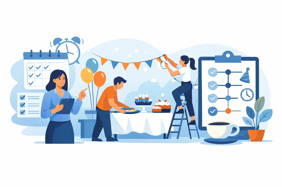 How to Schedule Party Setup Without Last-Minute Stress